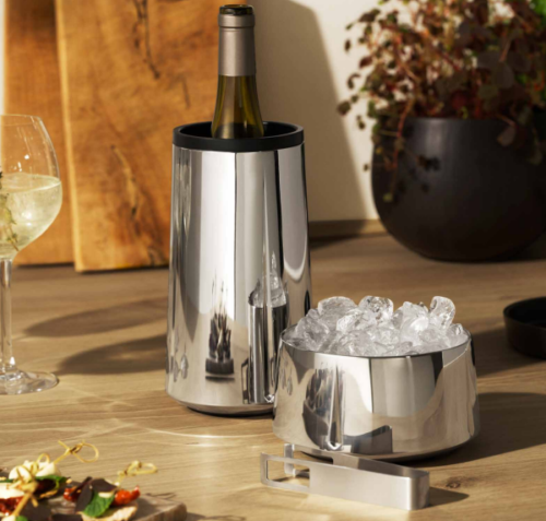 Rosendahl grand cru vinkøler isspand, en klassiske og elegante vinkøler og den smukt udformet Grand Cru-isspand fra Rosendahl i højglans stål