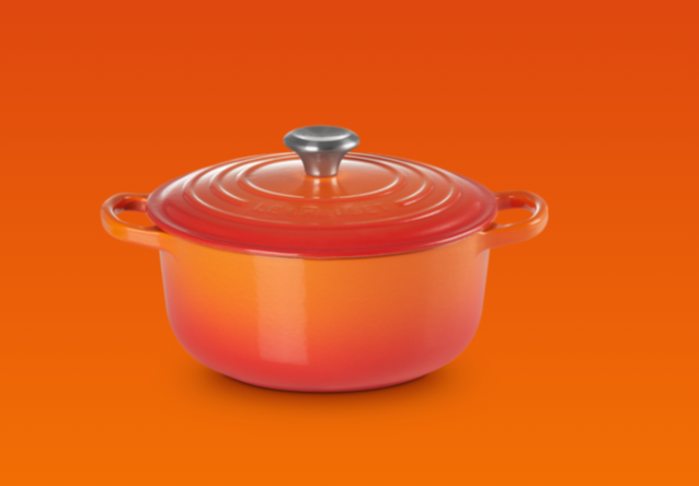 Lecreuset gryde 4 farver, Le Creuset-gryden er en kulinarisk klassiker, som har været elsket af kokke i hele verden i næsten et århundrede.