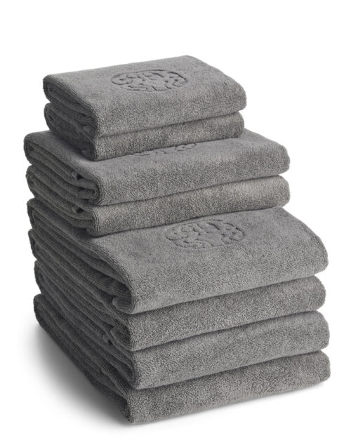 Georg Jensen super store håndklæde pakke, Gave 2 E, Light Grey el. Navy, størrelse: 2 stk. á 40 x 70 cm + 4 stk. á 50 x 100 cm + 4 stk. á 70 x 140 cm