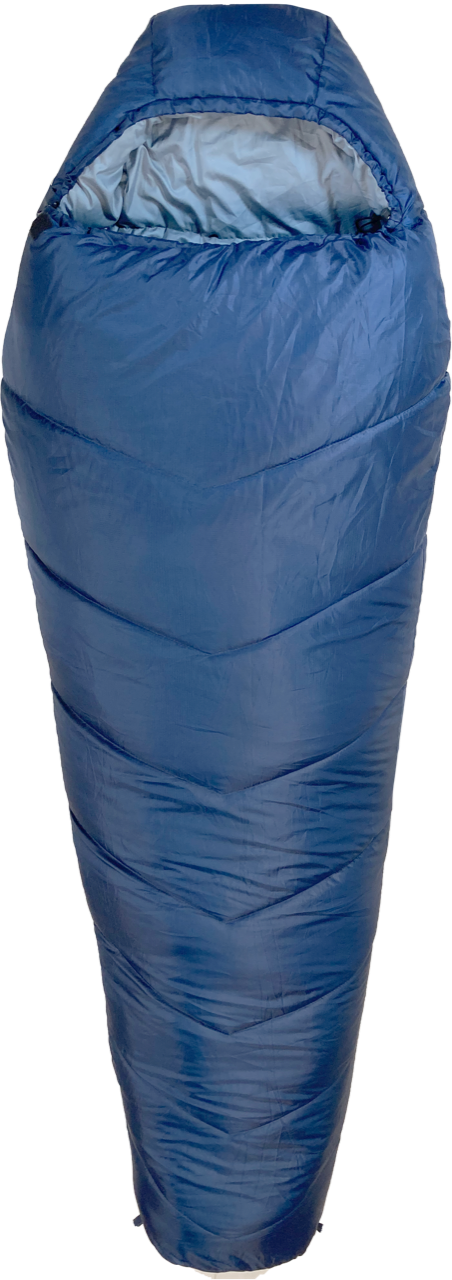 AMAROQ Sovepose i blå, er en førsteklasses sovepose til begyndere. Den giver en stor komfort til kolde dage.