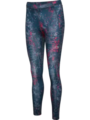 hummel Black Printed Warm Tights (Dame)
