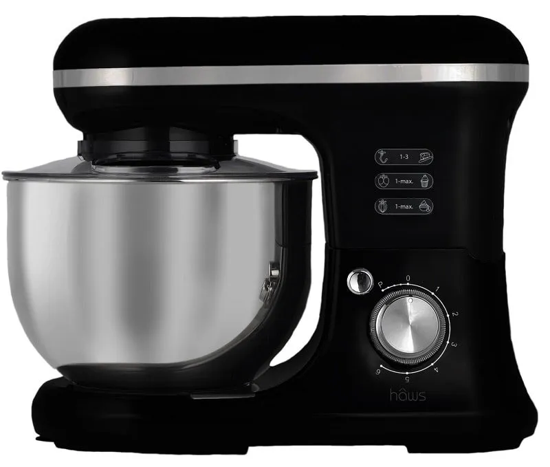 Hâws KM1200 Venø Kitchen Machine Black 1200 W