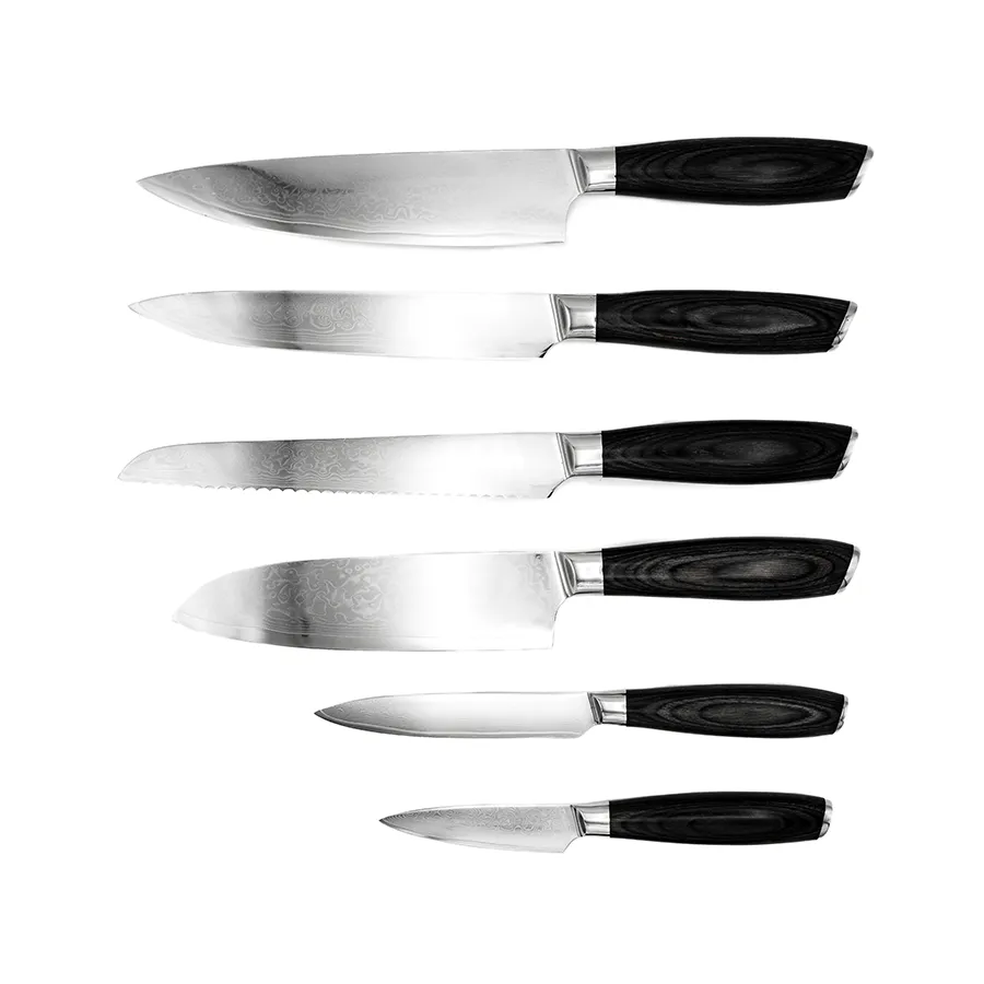 Damascus By Hâws 6 Pcs Set G10