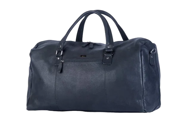 Bon Goût Weekend Bag Columbia Waxy – Black