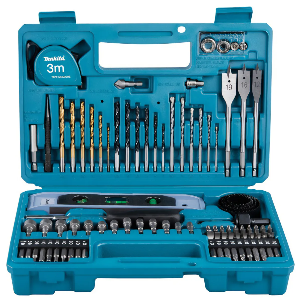 Makita Makita E-10730 Bor/Bitz sæt 102 Dele