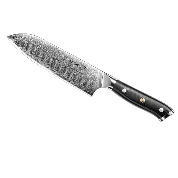 Damascus By Hâws Santoku Knife 32 Cm