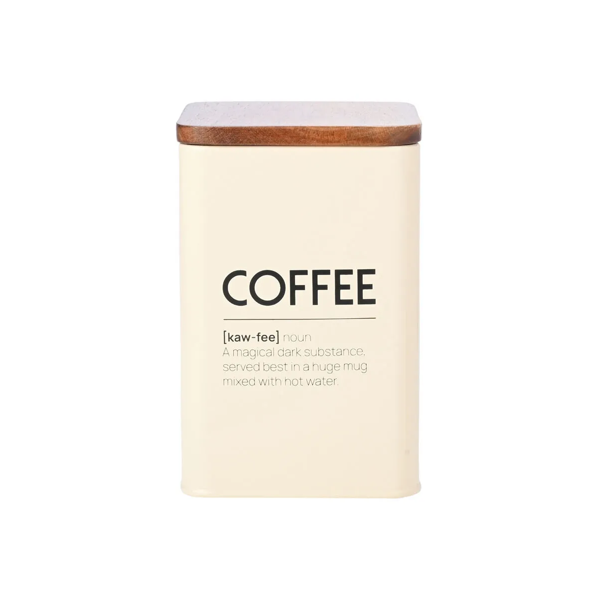 Estia Home Kaffedåse i metal – Ivory, Allure