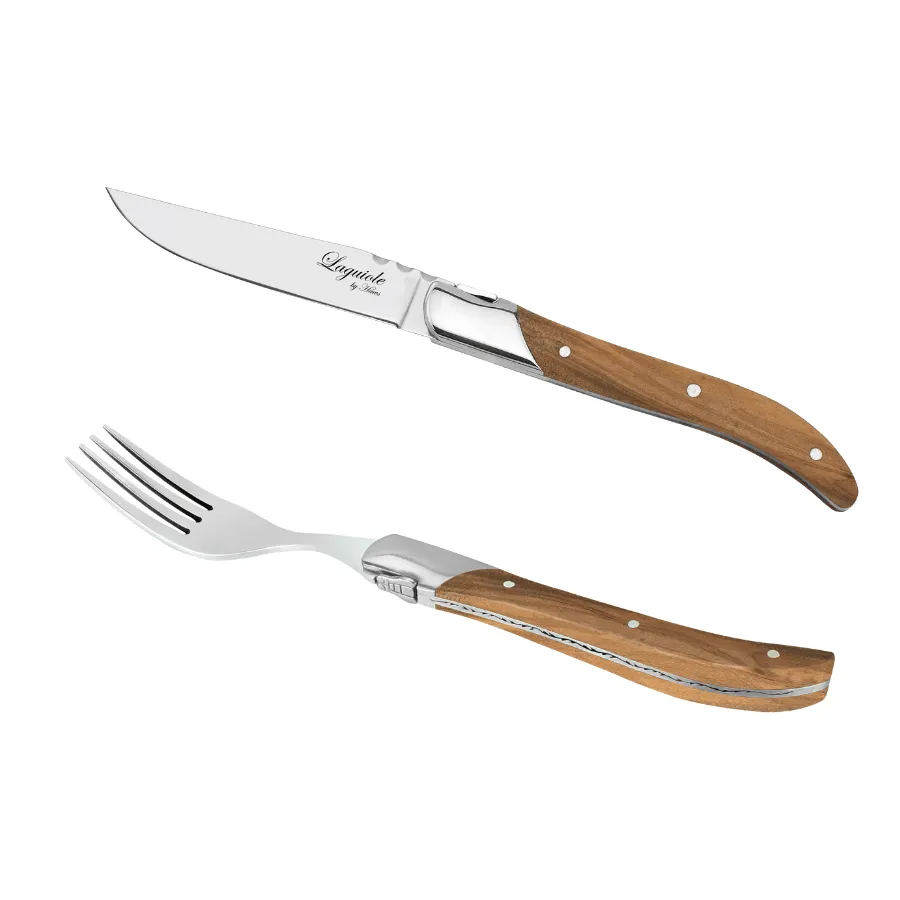 Laguiole By Hâws Steak Dinner Set 12 Pcs Olive