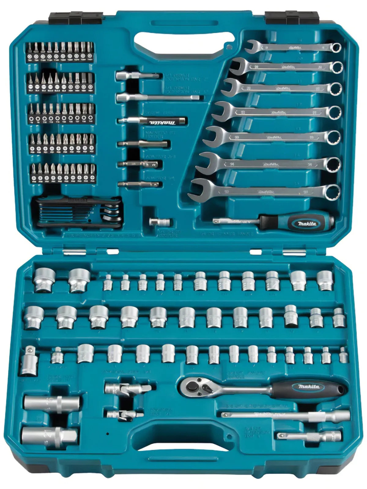 Makita E-06616 Topnøglesæt – 120 Dele