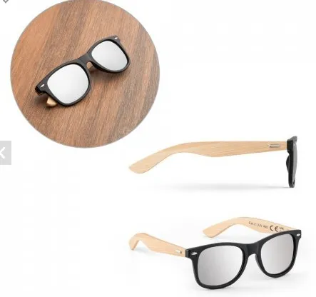Solbrille med bambus stel