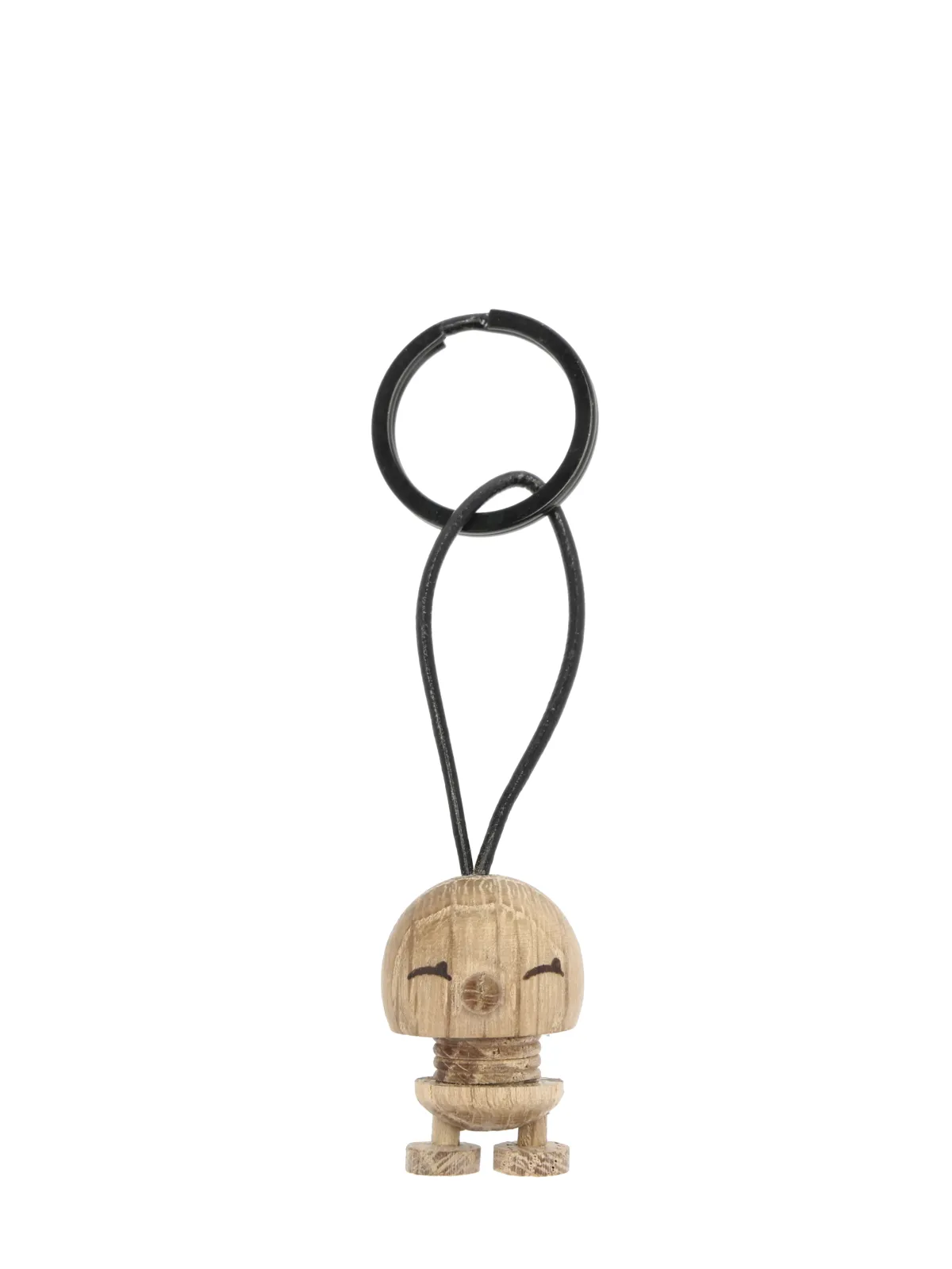 Hoptimist Nøglering i raw oak, Bimble