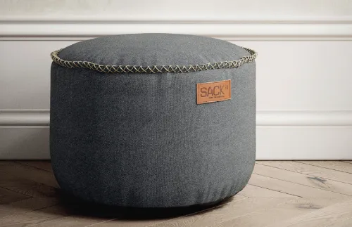 SACKit RETROit Pouf Grey Compressed
