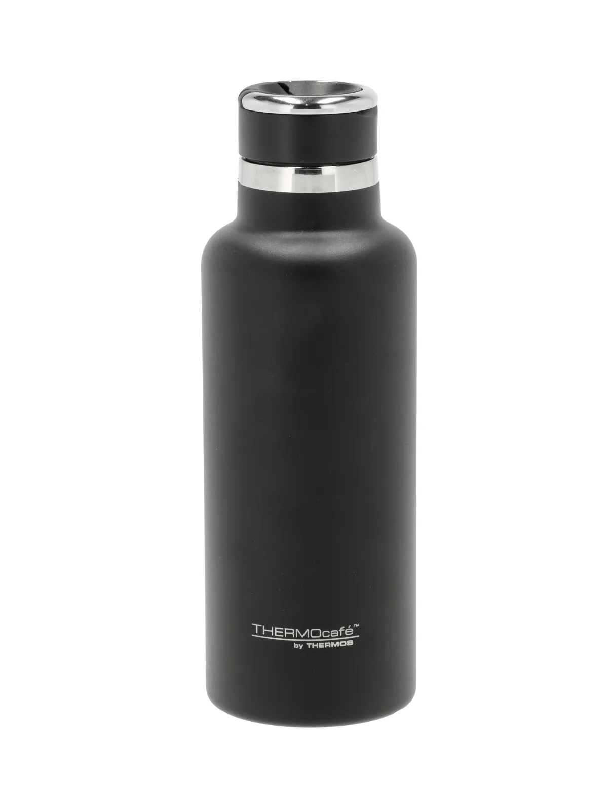 Thermos Termoflaske m. sugerør 600 ml i sort, Hydration