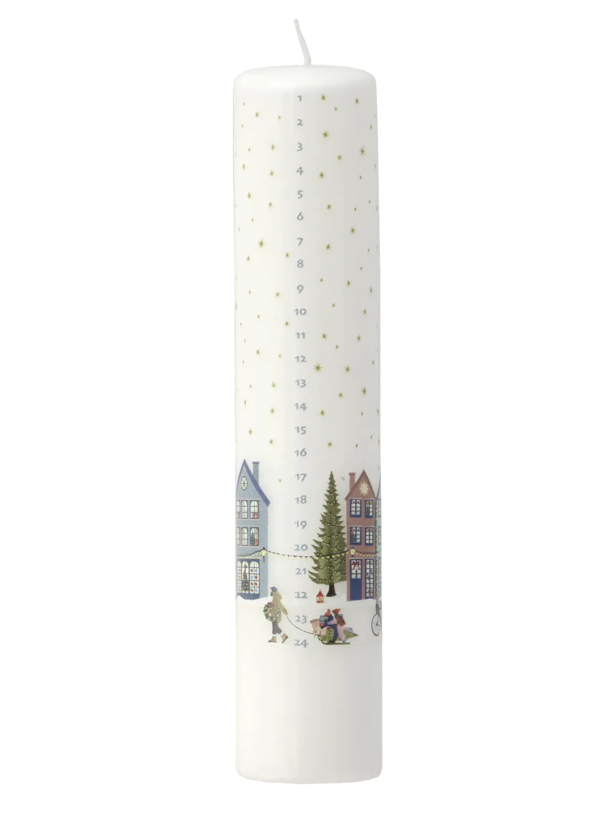 Pillivuyt kalenderlys 5 x 25 cm Vinter