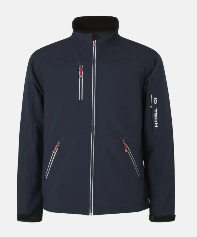 Soft Shell Jakke Kontrast Herre fra ID Identity