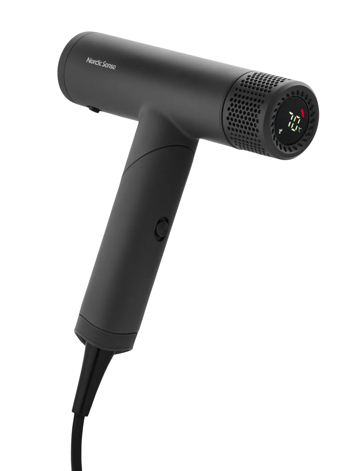 Nordic Sense hårtørrer foldbar 1600 watt, sort