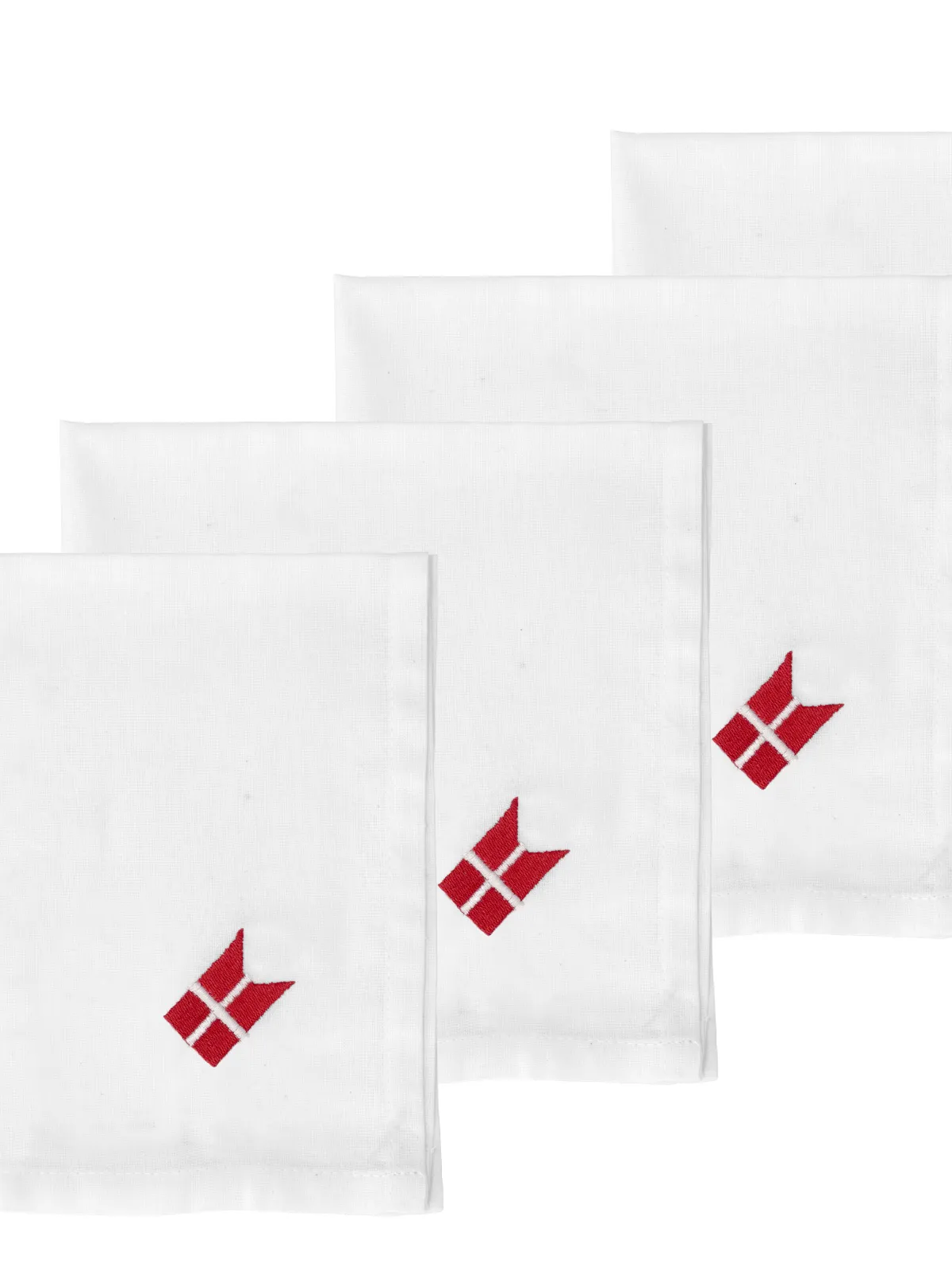 Södahl Stofservietter 4 stk med fødselsdagsbroderi, Tillykke
