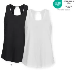 Slub tanktop til dame fra Clique
