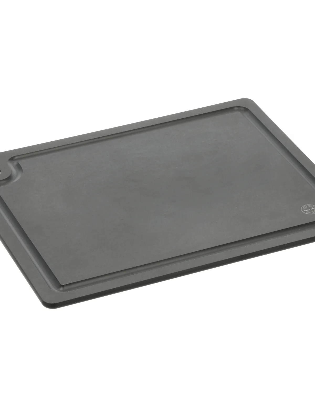 Pillivuyt Gourmet skærebræt m. silikonefødder 29,8 x 23,5 x 0,6 cm, sort