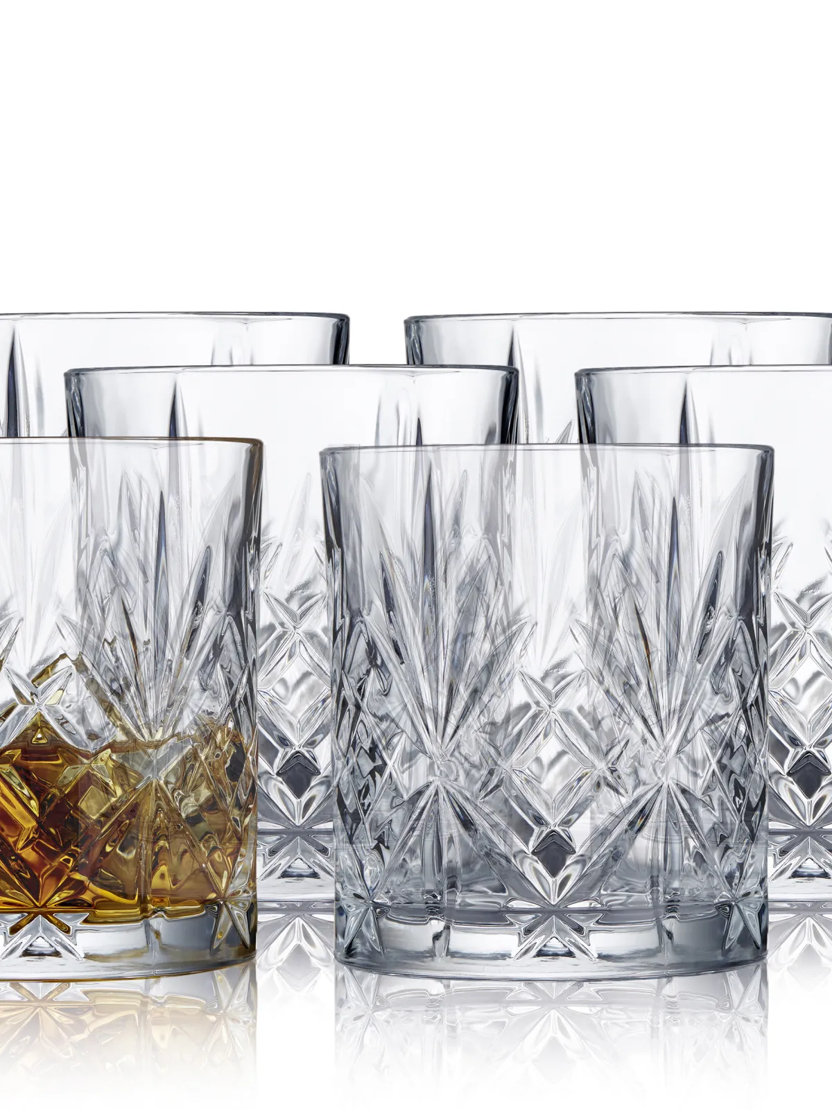 Lyngby Glas Whisky 31 cl 6 stk, Melodia