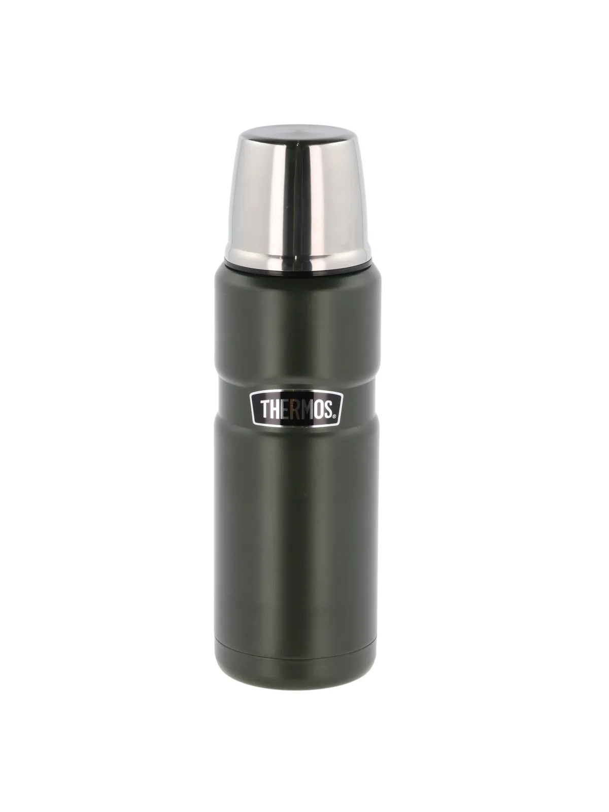 Thermos Termoflaske 470 ml i army, Stainless King