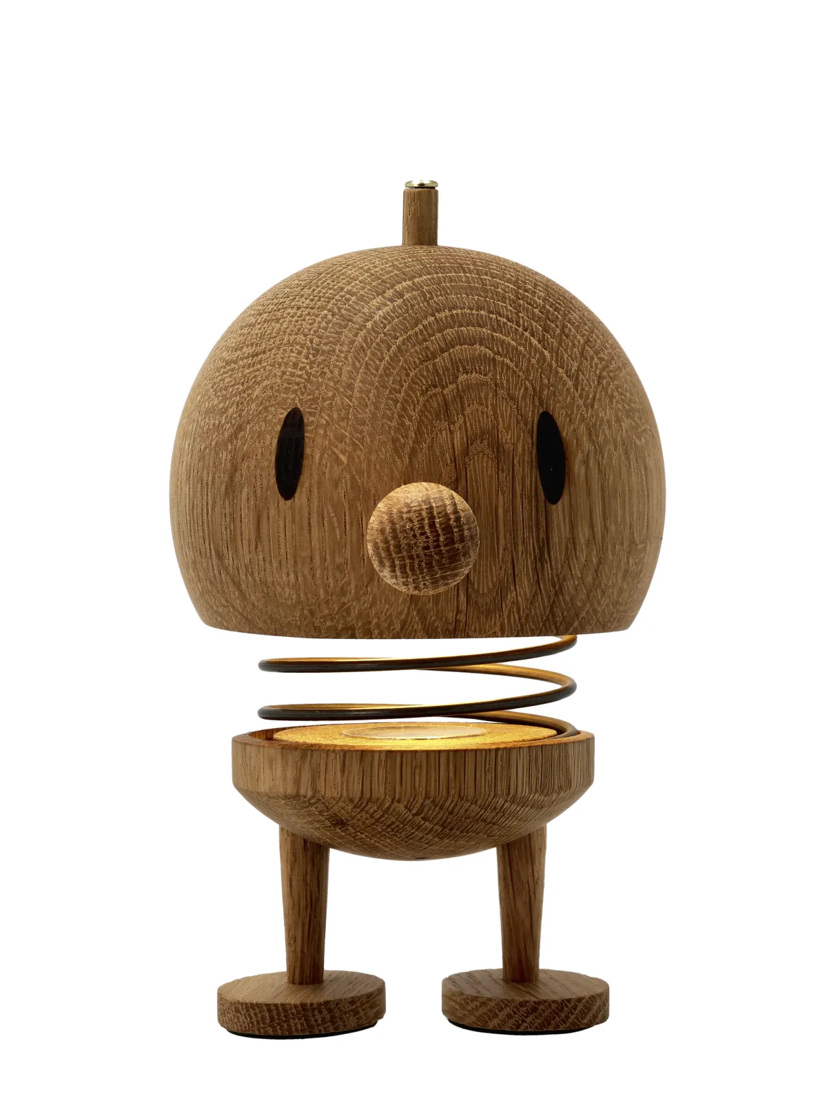 Hoptimist LED Lampe trådløs str. L i FSC certificeret oak, Bumble