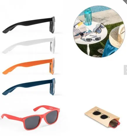 Solbrille i genbrugsplast flere farver