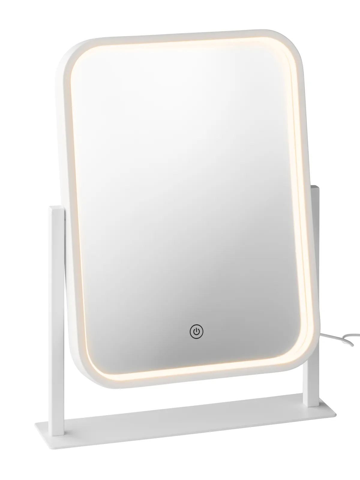 Nordic Sense Aurora spejl 30 x 41 cm, hvid