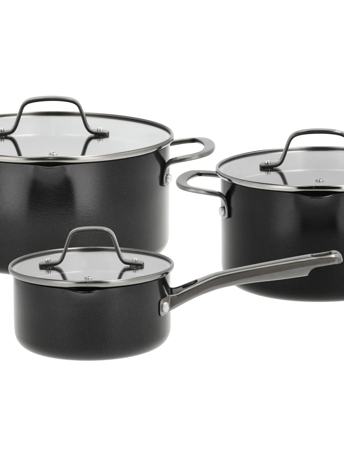 Pillivuyt Gourmet Blavet grydesæt, 6 dele