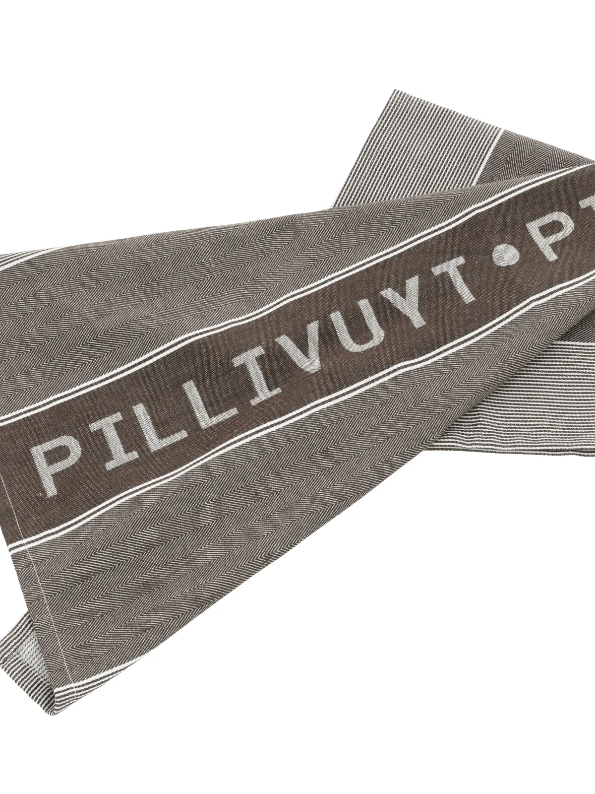 Pillivuyt viskestykke 80 x 50 cm, brun