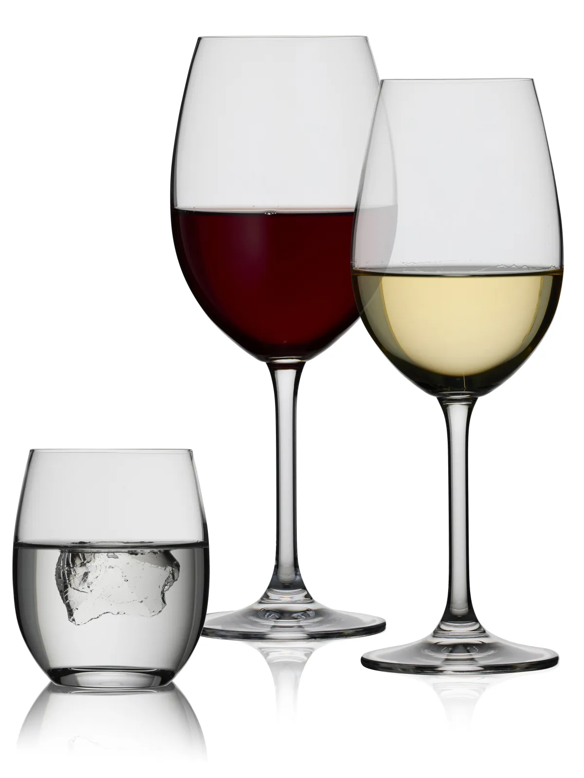 Lyngby glas New Juvel sæt 18 dele, 6 stk. rødvin 58 cl., 6 stk. hvidvin 45 cl., 6 stk. vandglas 22cl.