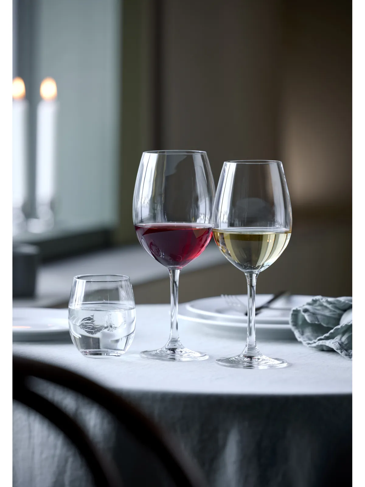 Lyngby glas New Juvel sæt 36 dele, 12 stk. rødvin 58 cl., 12 stk. hvidvin 45 cl., 12 stk. vandglas 22cl.