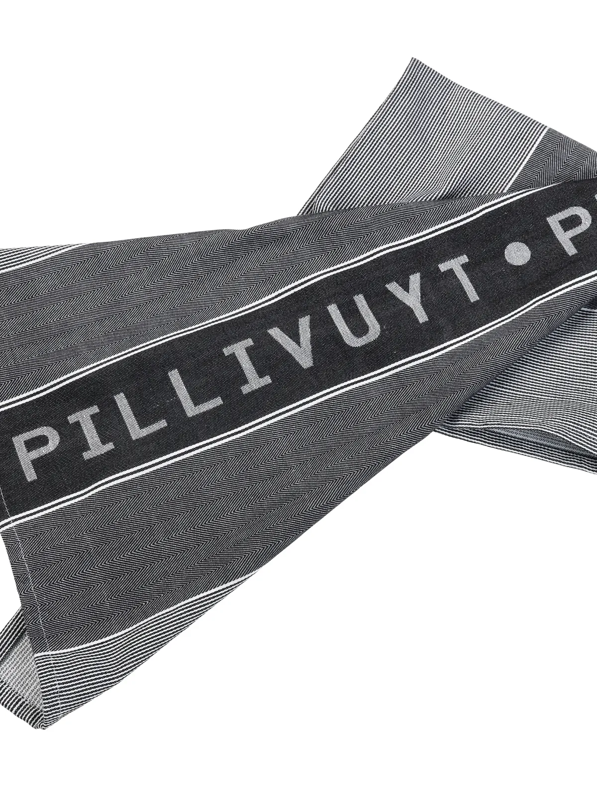 Pillivuyt viskestykke 80 x 50 cm, sort