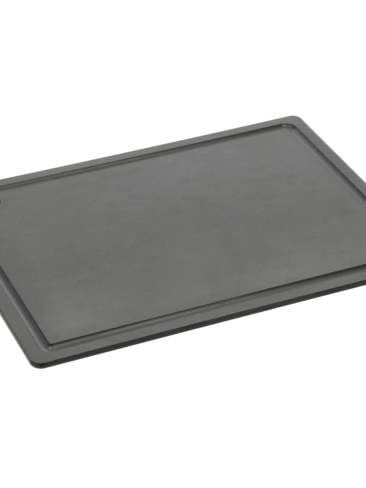 Pillivuyt Gourmet skærebræt m. silikonefødder 37 x 27,5 x 0,6 cm, sort