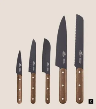 Sabatier knivsæt Phenix walnut 5 dele