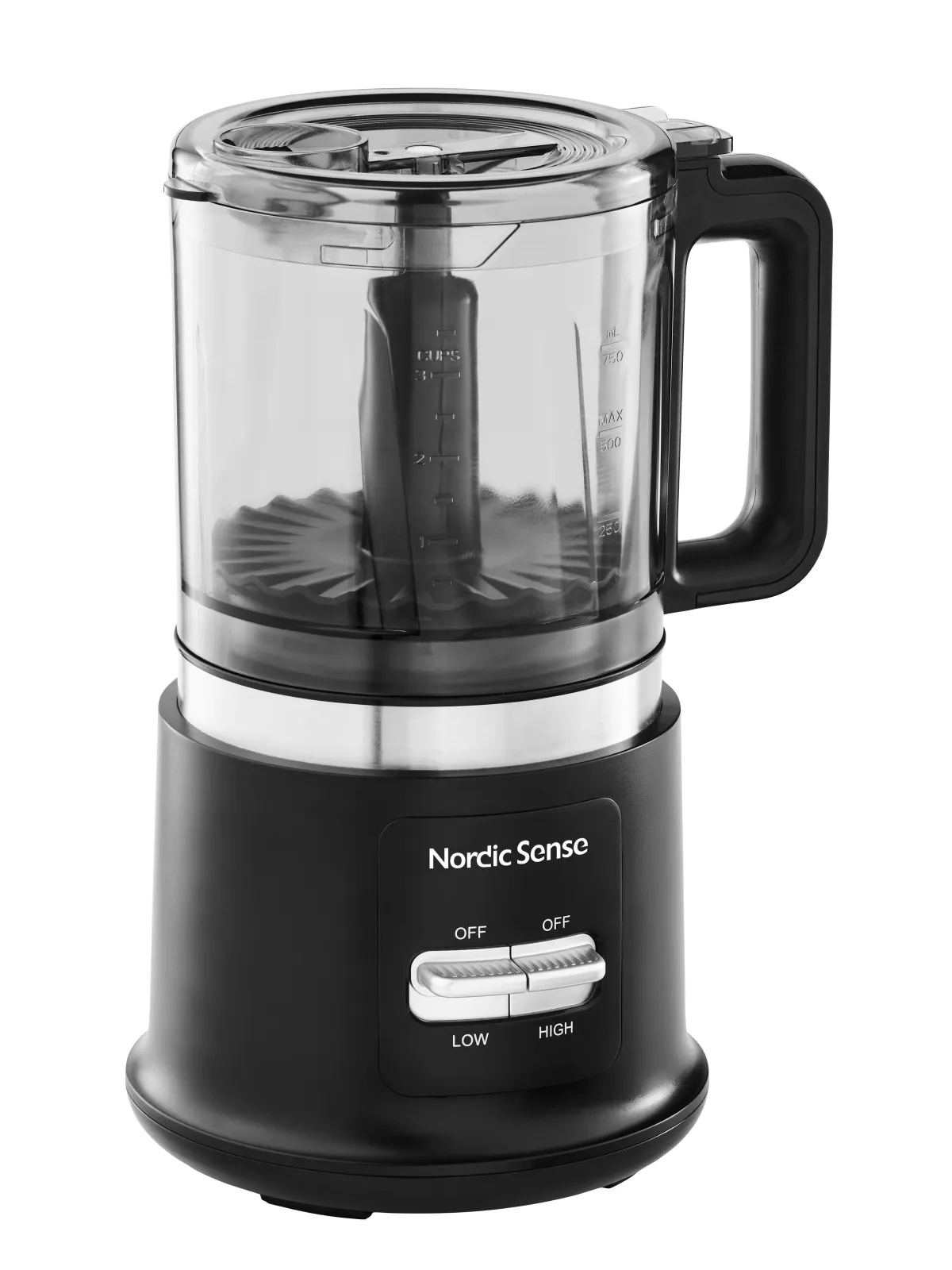 Nordic Sense multihakker 750 ml., sort 400 watt
