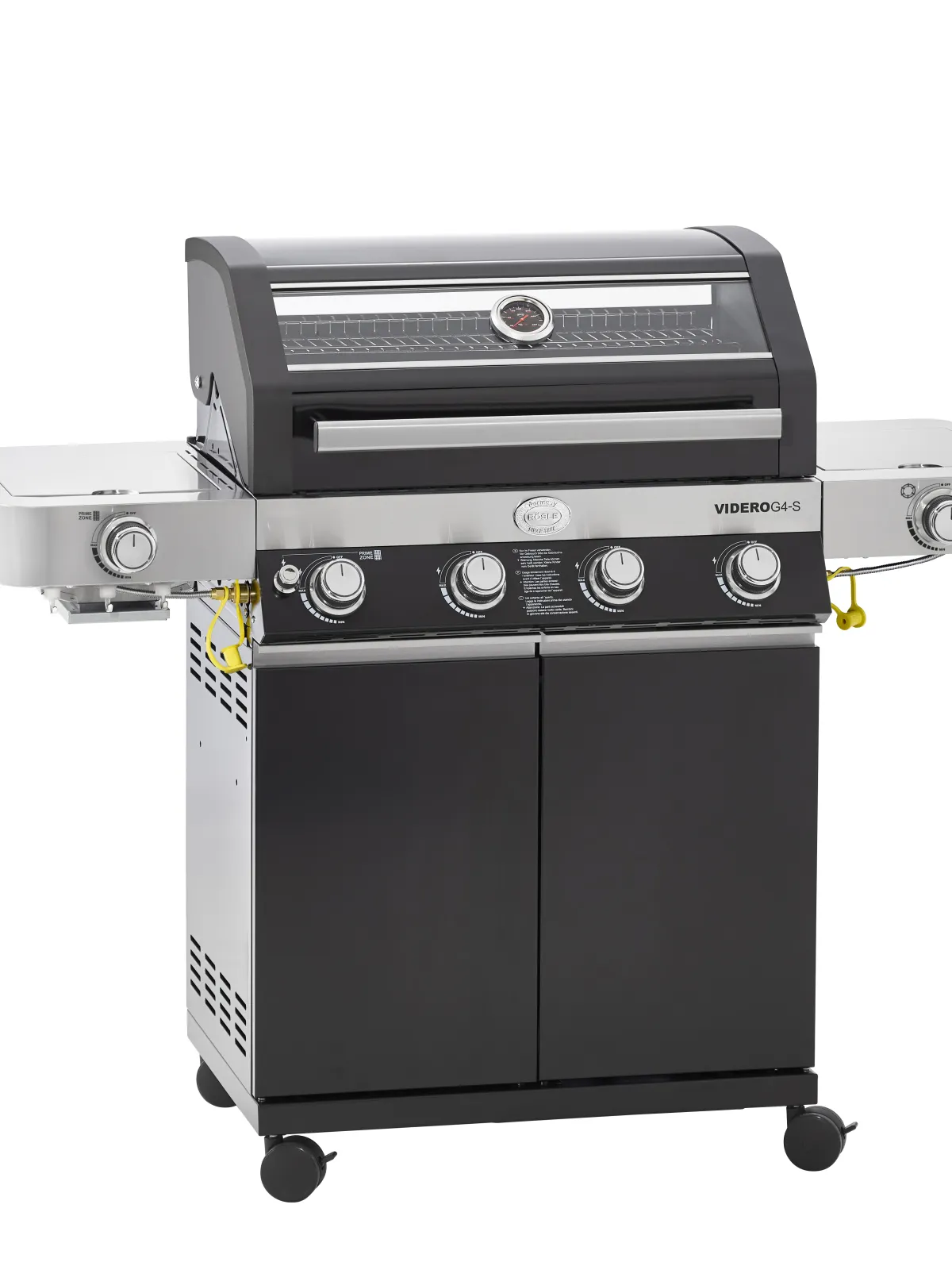 Rösle Gasgrill G4-S Vario+ 20500 watt i sort, Videro