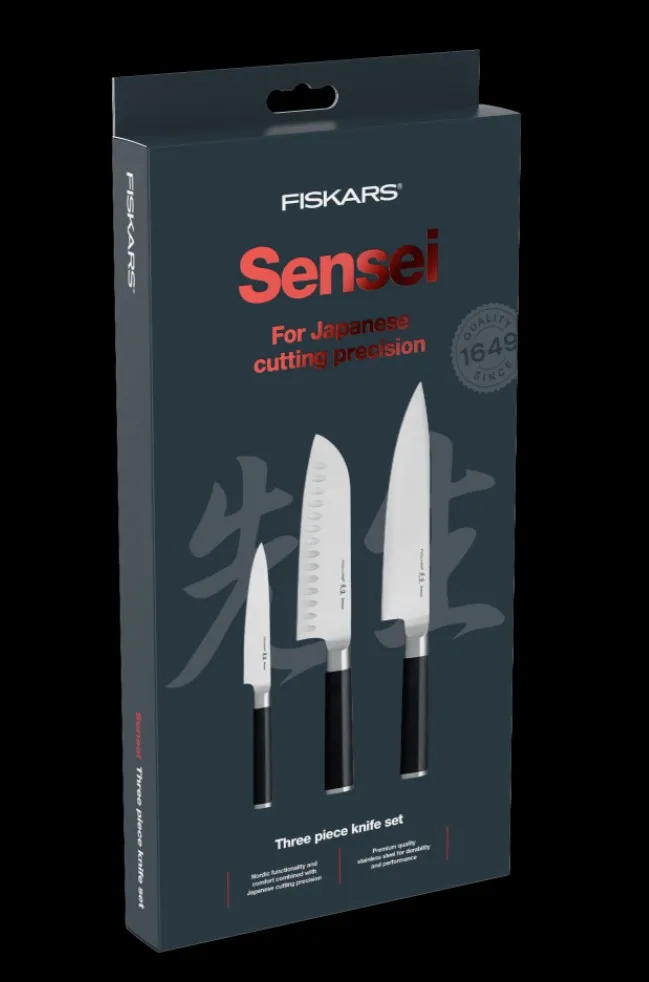 Fiskars knivsæt 3 dele