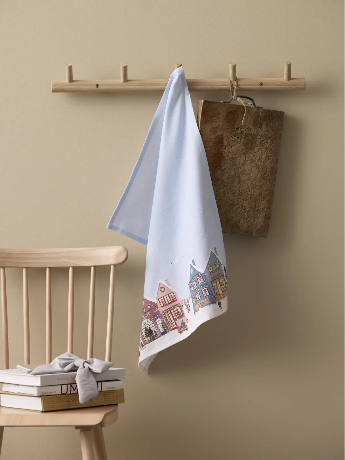 Pillivuyt viskestykke 70 x 50 ice blue, Vinter