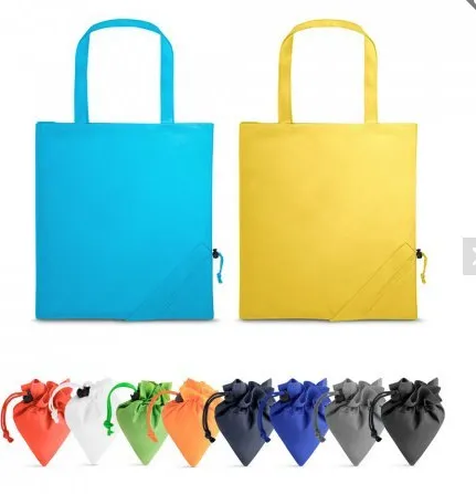Foldbar taske Shops i 9 farver