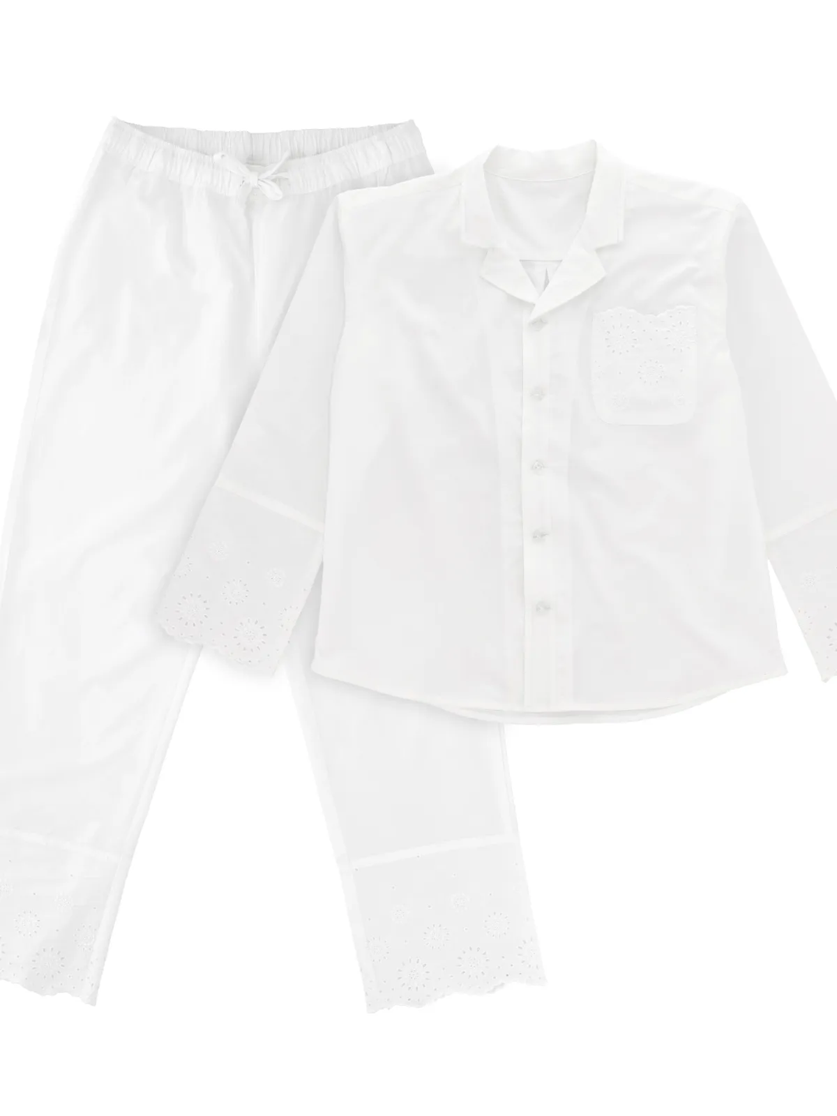 Södahl Suite One Weekend Stories pyjamas, white S/M