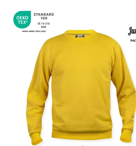 Sweat-Shirt Basic Roundneck fra Clique