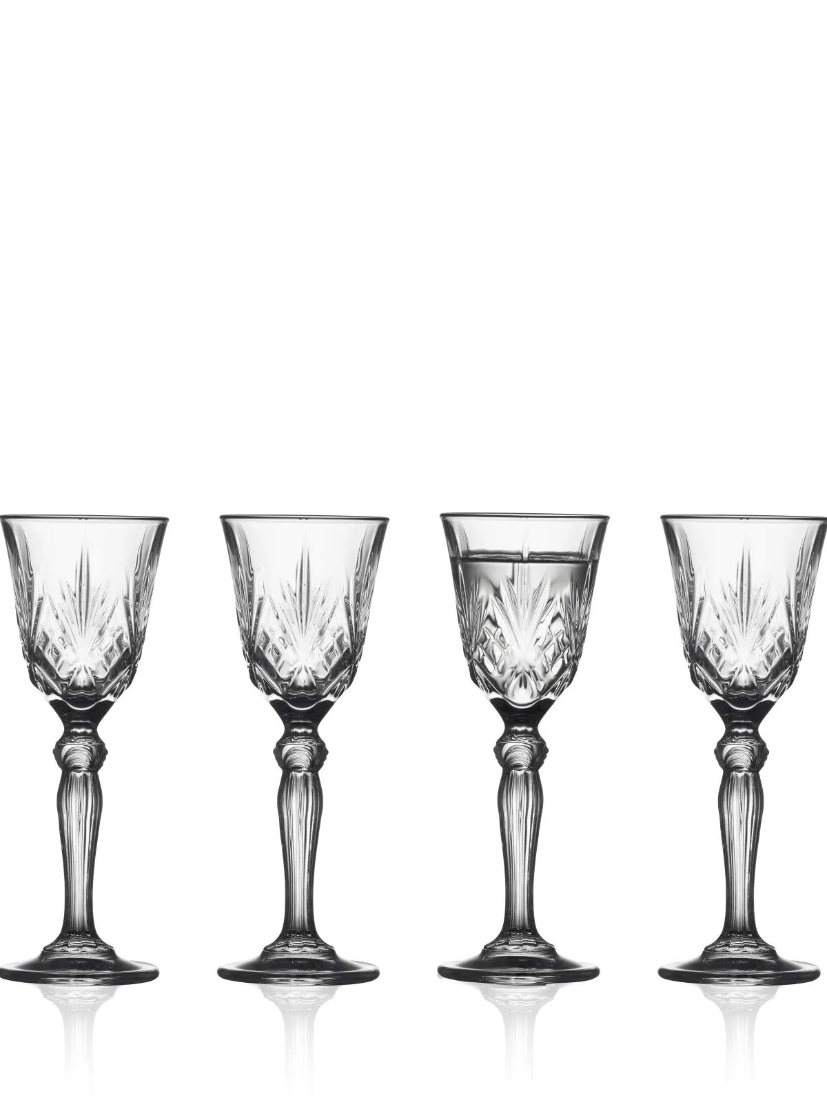 Lyngby Glas Snapseglas 5 cl 4 stk, Melodia