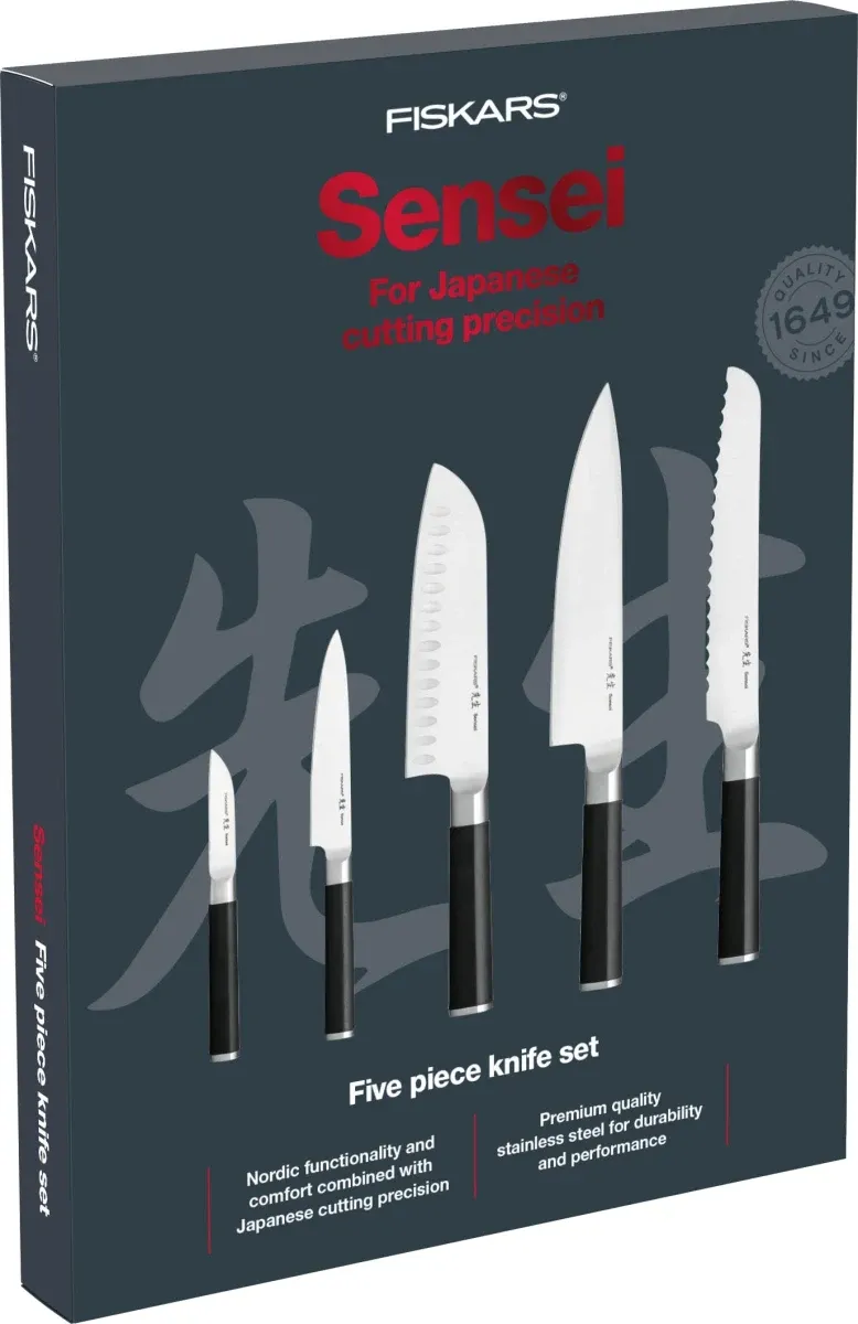 Fiskars knivsæt 5 dele