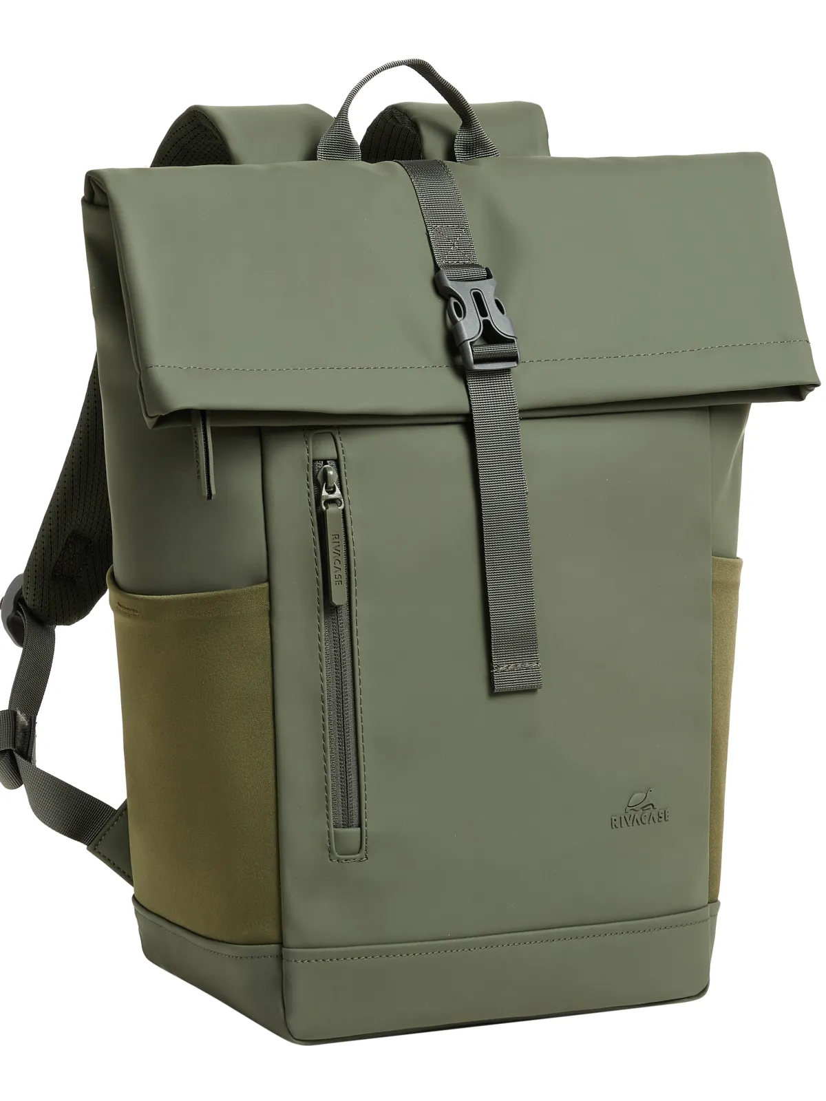 Rivacase Eden RIVACASE 7826 oliven grøn Eden-ECO 17L Roll top backpack 14" / 6