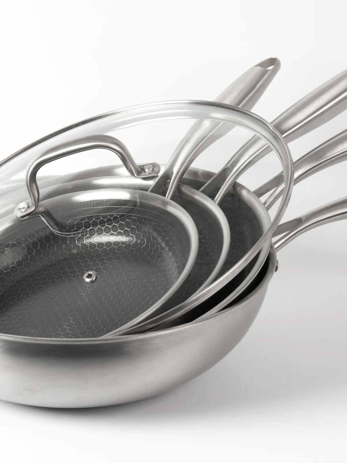 byGaard Hexa Pande 3-Pack + Wok 30 cm