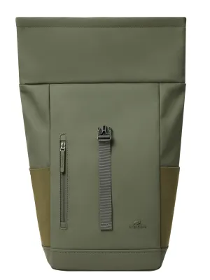 Rivacase Eden RIVACASE 7826 oliven grøn Eden-ECO 17L Roll top backpack 14" / 6