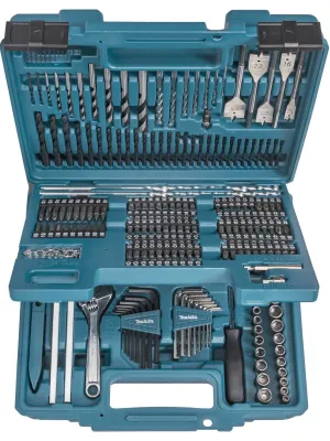 Makita E-11689 Bor/Bits Sæt – 256 Dele