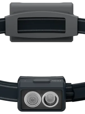 Ledlenser NEO3 sort/Grå løbe pandelampe - 502717