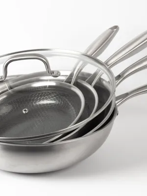 byGaard Hexa Pande 3-Pack + Wok 30 cm